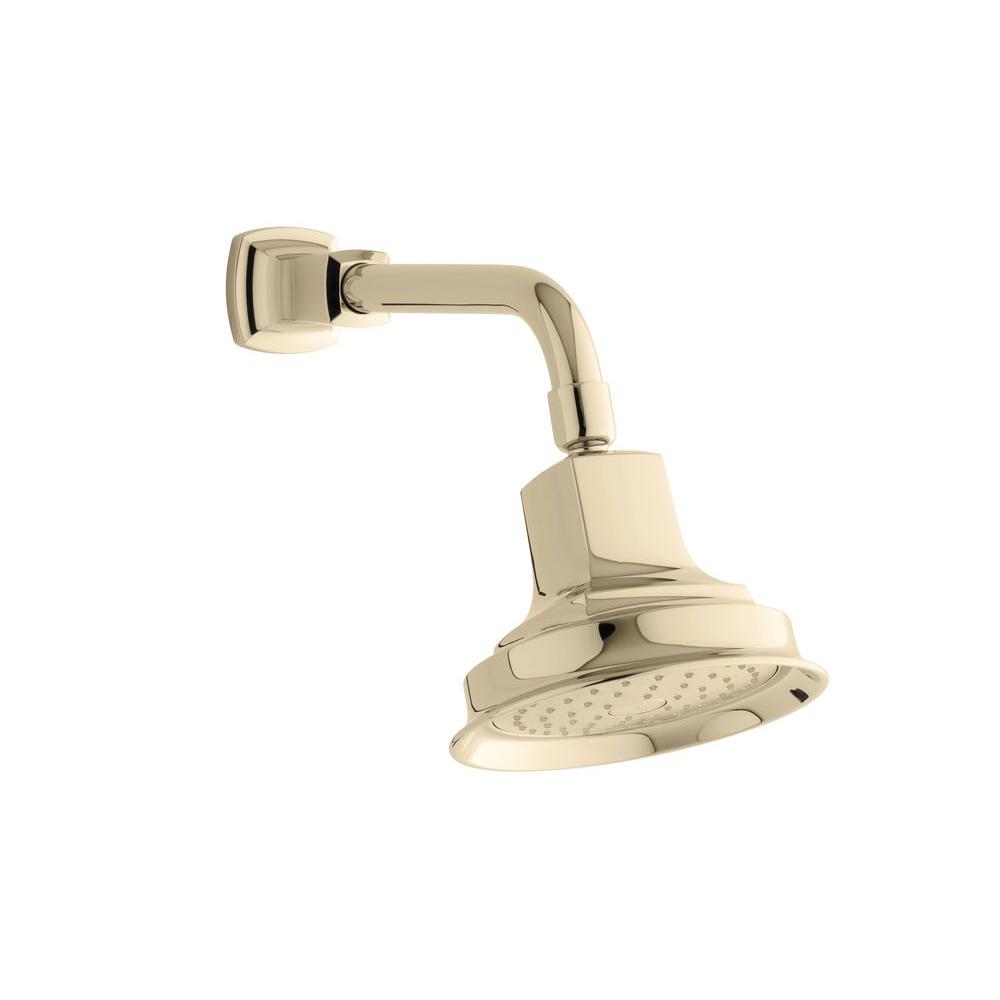 KOHLER Margaux 1-Spray 5.3 in. Single Wall Mount Fixed Shower Head in ...