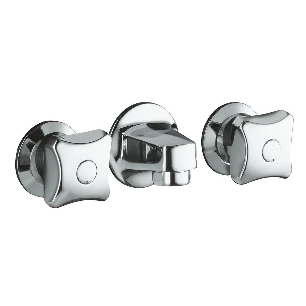 kohler-triton-2-handle-wall-mount-commercial-bathroom-faucet-with-grid