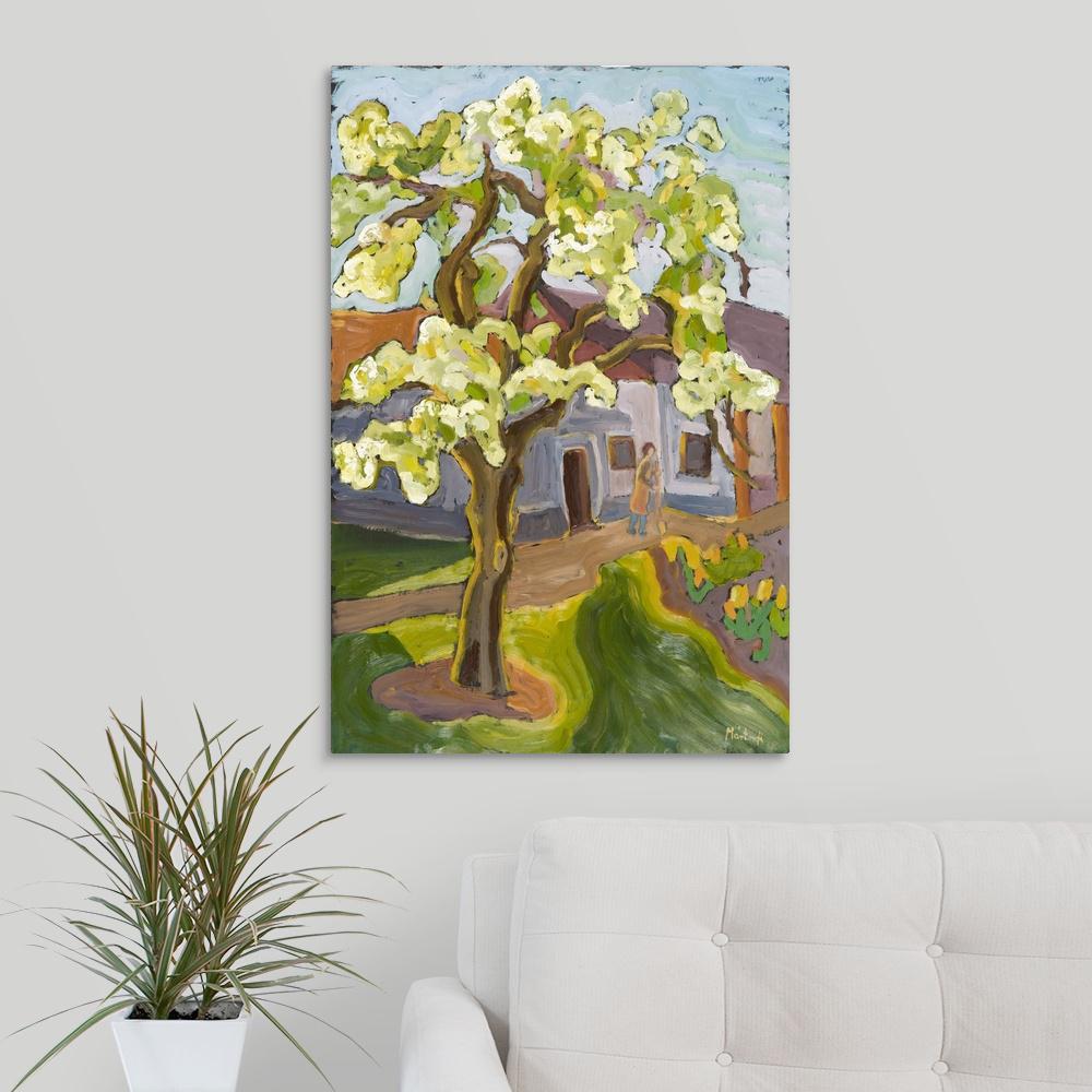 Greatcanvas Blooming Pear Tree 2008 By Marta Martonfi Benke Greatcanvas Blooming Pear Tree 2008 By Marta Martonfi Benke Canvas