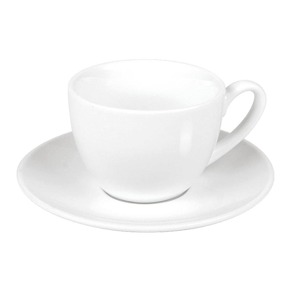 Konitz 4-Piece White Coffee Bar #8A Porcelain Coffee Cup and Saucer ...