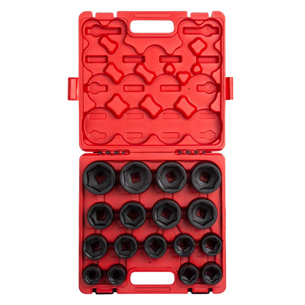 Sunex Tools 3/4 In. Drive Heavy-Duty SAE Impact Socket Set (17-Piece ...