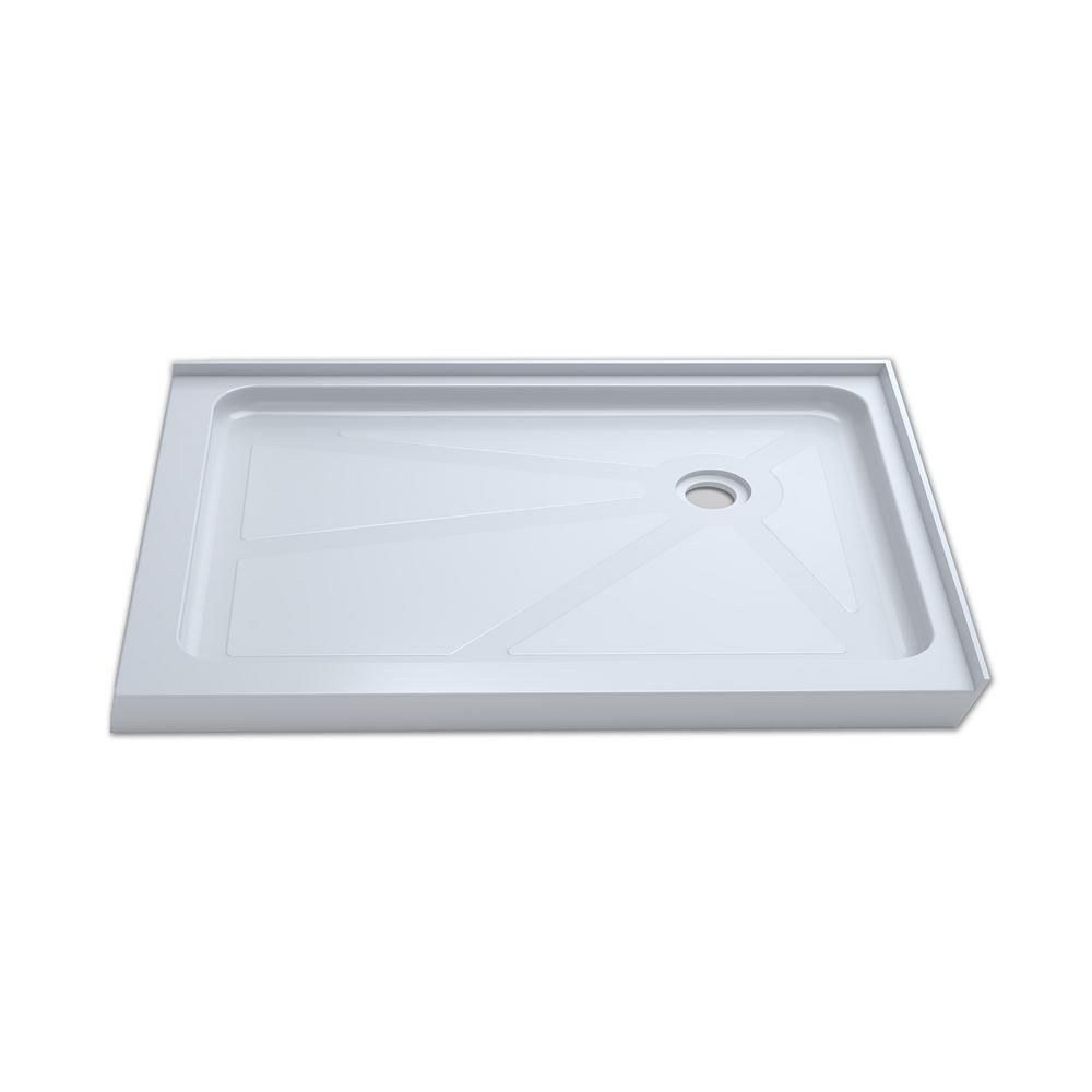 Jade 36 In X 48 Single Threshold Shower Base White Jade 36 In X 48 Single Threshold Shower Base White