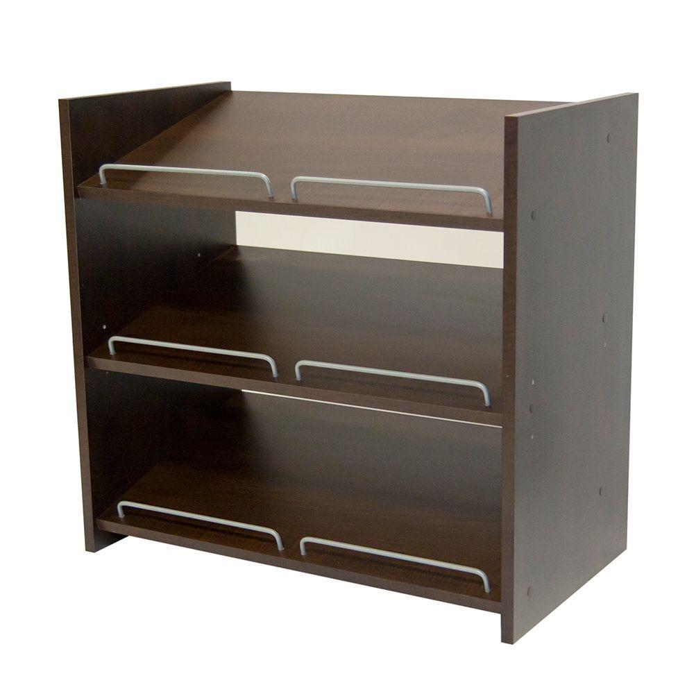 Shoe Storage Closet Organizers The Home Depot Stackable 24 In