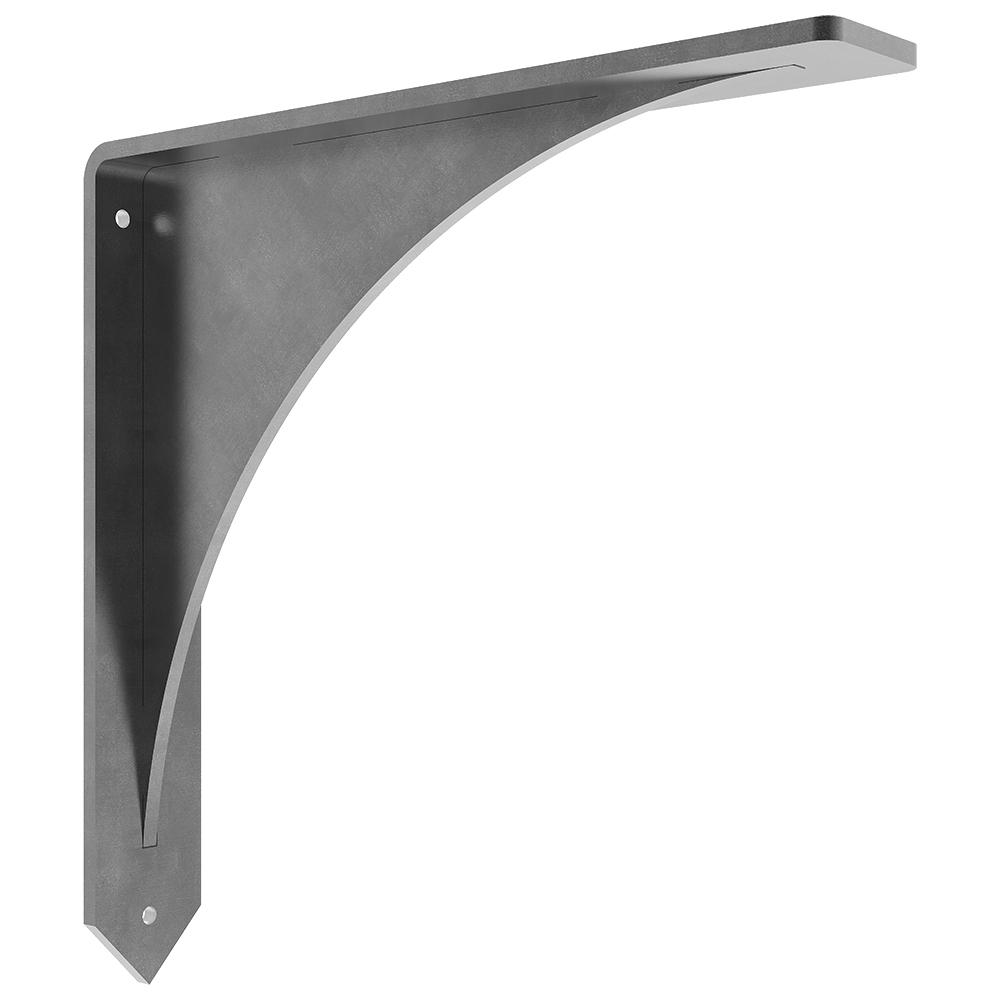 Federal Brace Arrowwood 12 in. x 12 in. Steel Low Profile Countertop Bracket31034 The Home Depot