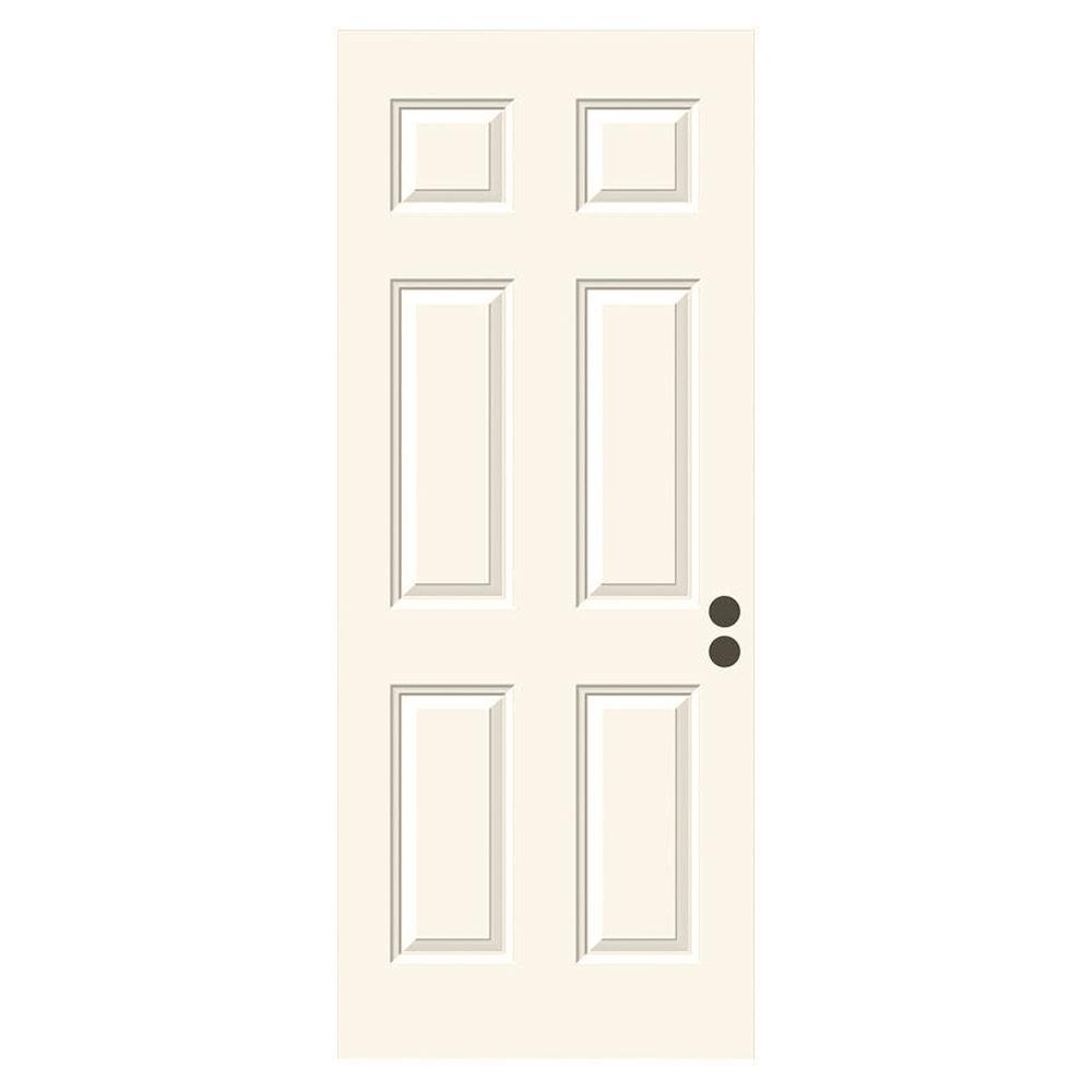 Stanley 36 in. x 80 in. 2Panel Painted Steel Front Door