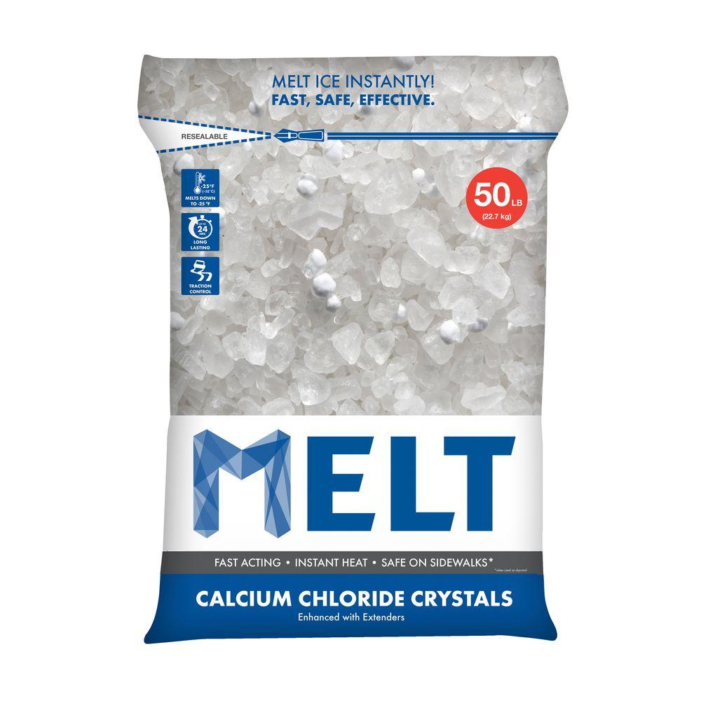 Snow Joe 50 lb. Re-Sealable Bag Calcium Chloride Crystals Ice ...