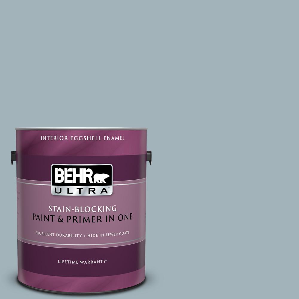 Behr Ultra 1 Gal Ppf 27 Porch Ceiling Eggshell Enamel Interior Paint And Primer In One