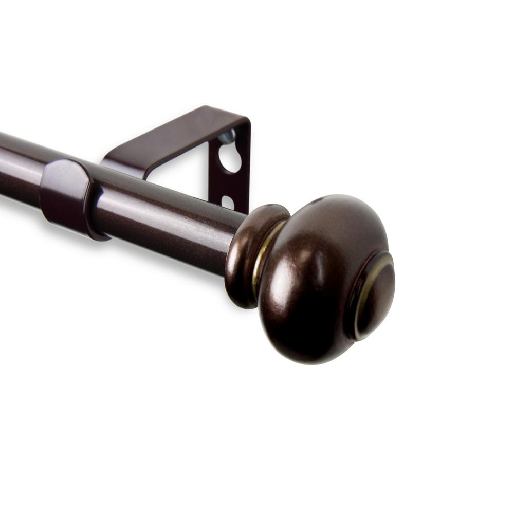 Rod Desyne Yolanda 28 In 48 Single Curtain Cocoa 5788 Rod Desyne Yolanda 28 In 48 Single Curtain Cocoa
