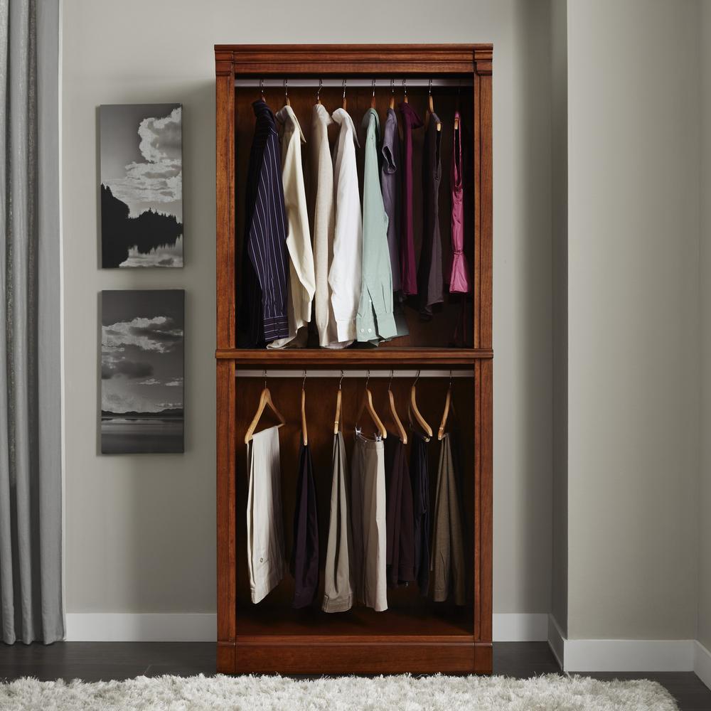 Homestyles Aspen 11 Drawer Rustic Cherry 5 Piece Storage Ensemble