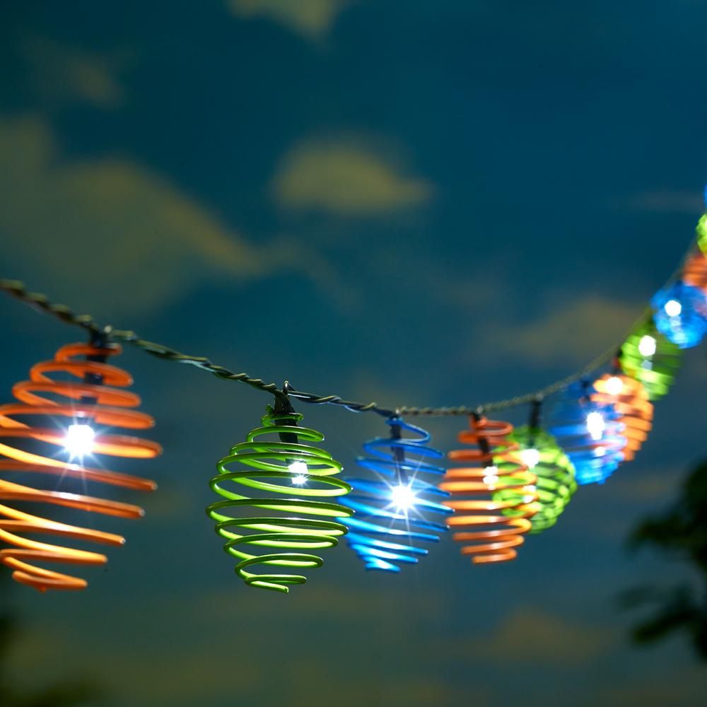 colorful lantern lights