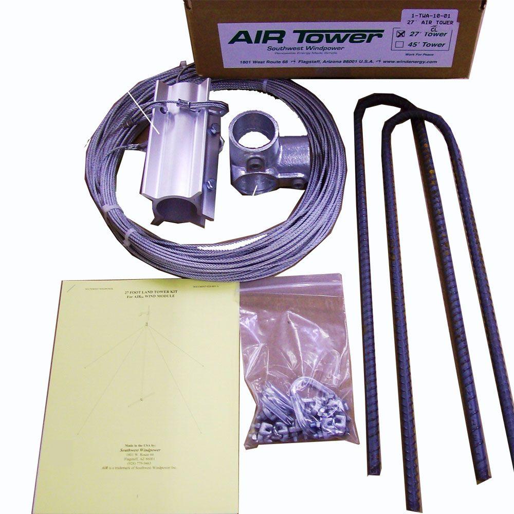 Southwest Windpower 27 ft. Air 30 Guyed Tower Kit1TWA1001 The