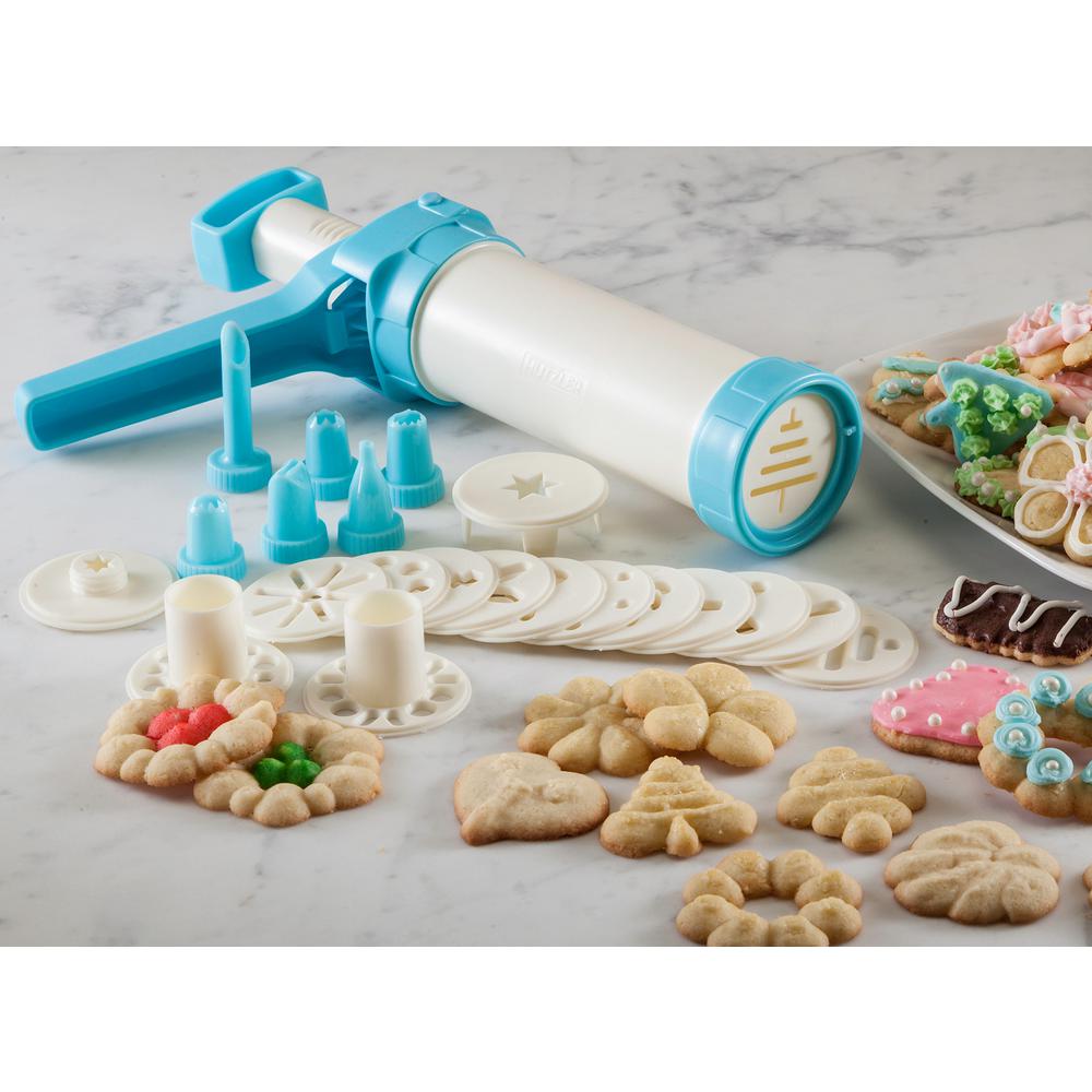 Hutzler 23Piece Cookie Press and Food Decorator Set 3696 The Home Depot