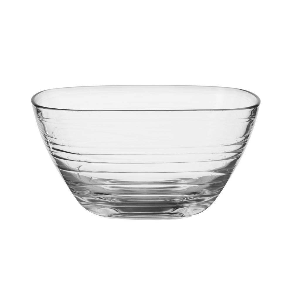 Aviva Large 11 In Glass Wave Serve Bowl