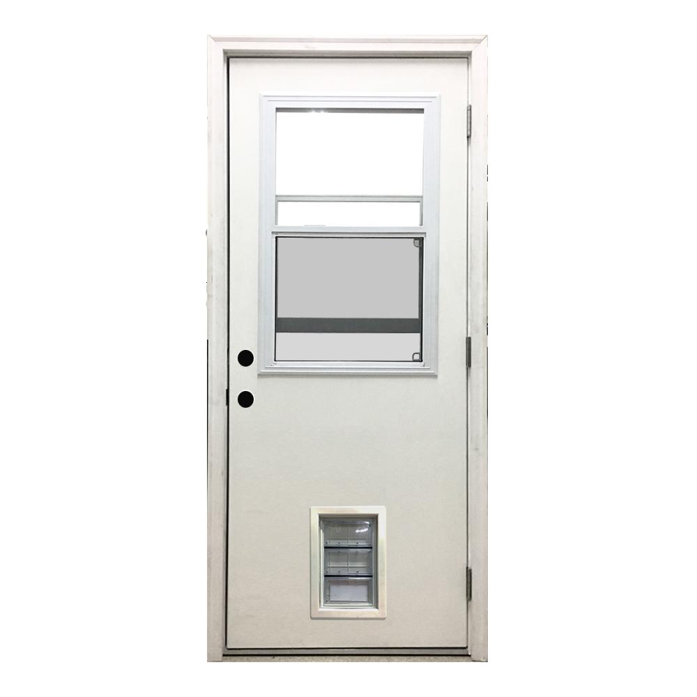 Steves &amp; Sons 30 in. x 80 in. Classic Vented Half Lite