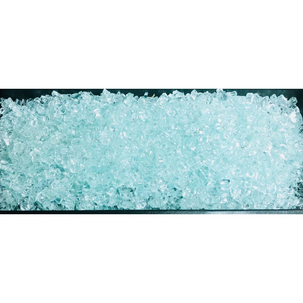 10 lbs. 1/4 in. Clear Fire Glass12093 The Home Depot
