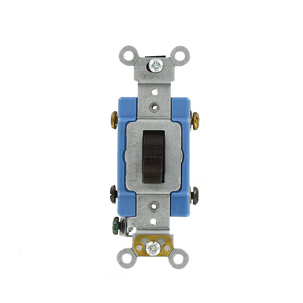 Leviton 4 Way Switch Brown