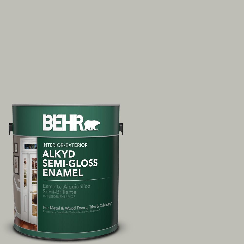 BEHR 1 gal. N3703 Light Year SemiGloss Enamel Alkyd Interior/Exterior Paint390001 The Home