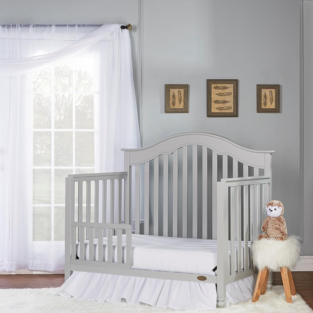 Dream On Me Universal Steel Grey Pearl Toddler Rail 692SG The Home Depot