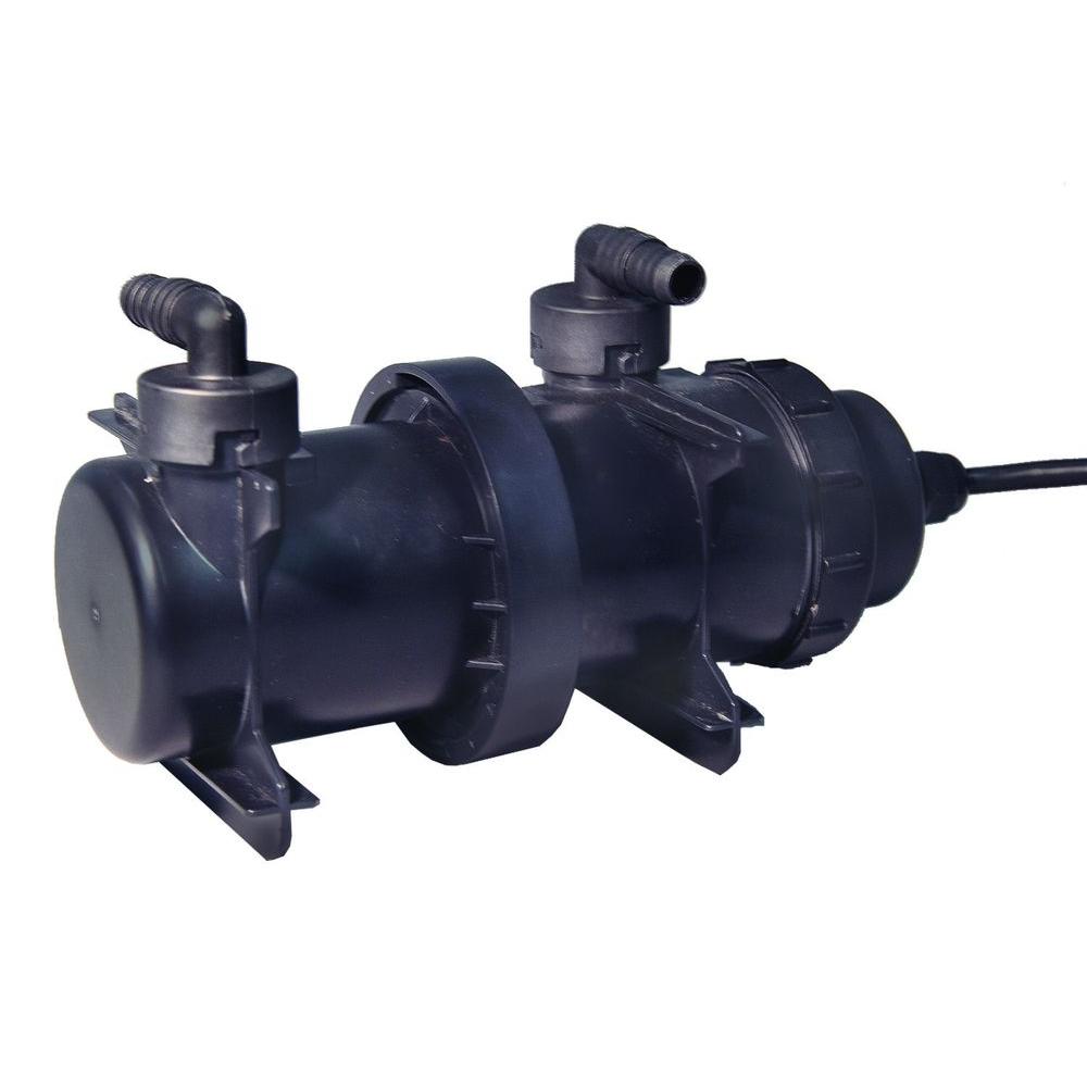Beckett 1800 Gph Submersible Waterfall Pump Dp1800hd The Home Depot Beckett Uv9 Pond Filter