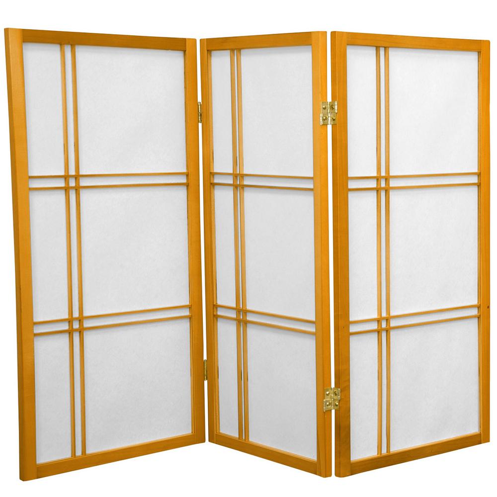 3 ft. Honey 3Panel Room DividerDC36HON3P The Home Depot