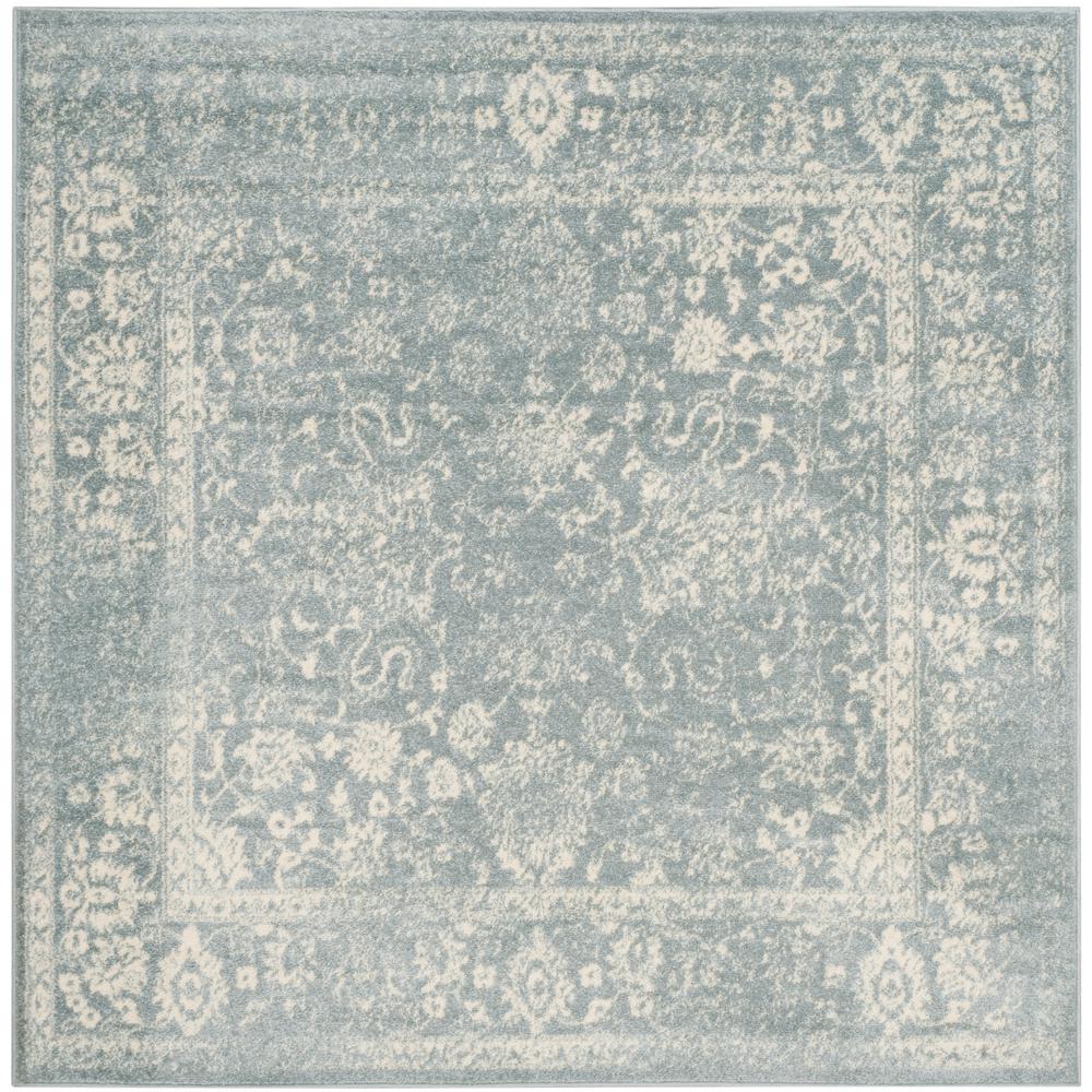 Safavieh Adirondack Slate Ivory 8 Ft X Square Area Rug