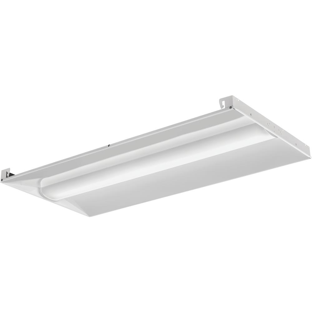 Lithonia Lighting 2 Ft. X 4 Ft. 128-Watt Equivalent Integrated LED ...