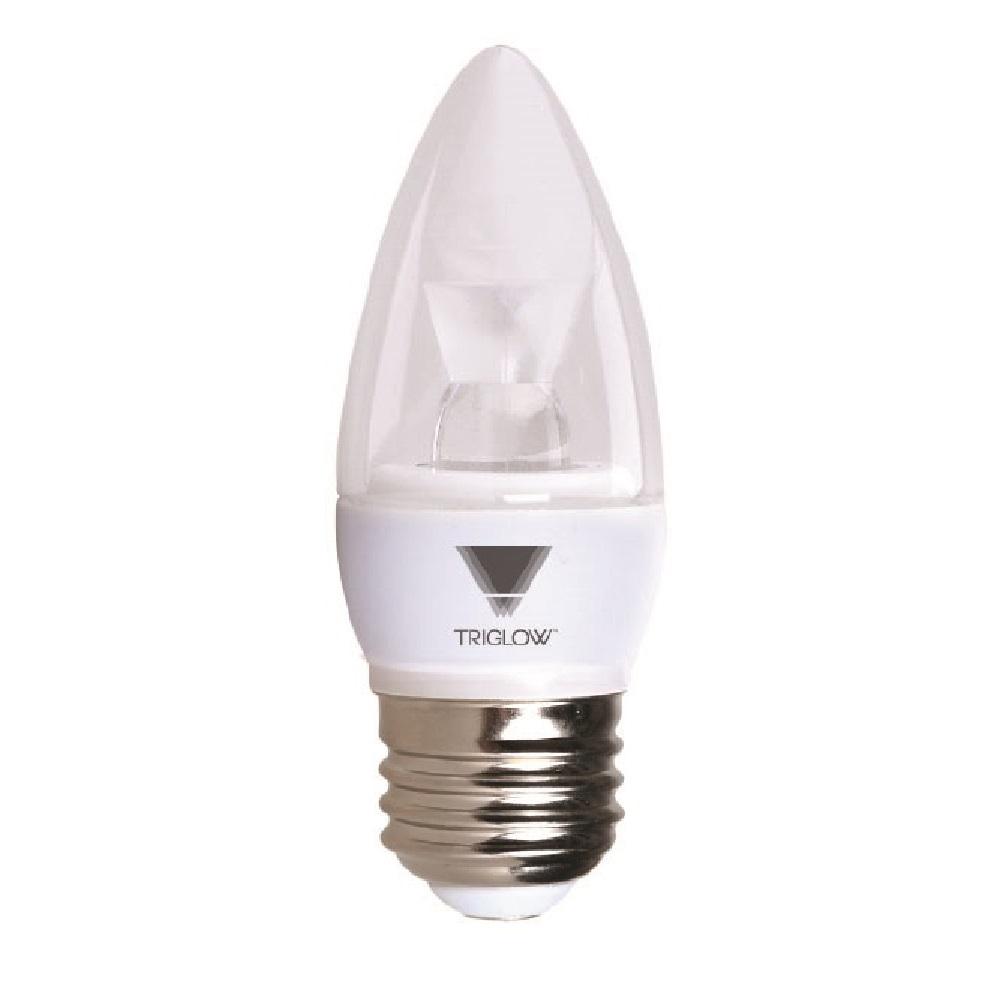 40 Watt Equivalent B11 Dimmable E26 Base Candelabra Torpedo Led Light Bulb Daylight 5000k