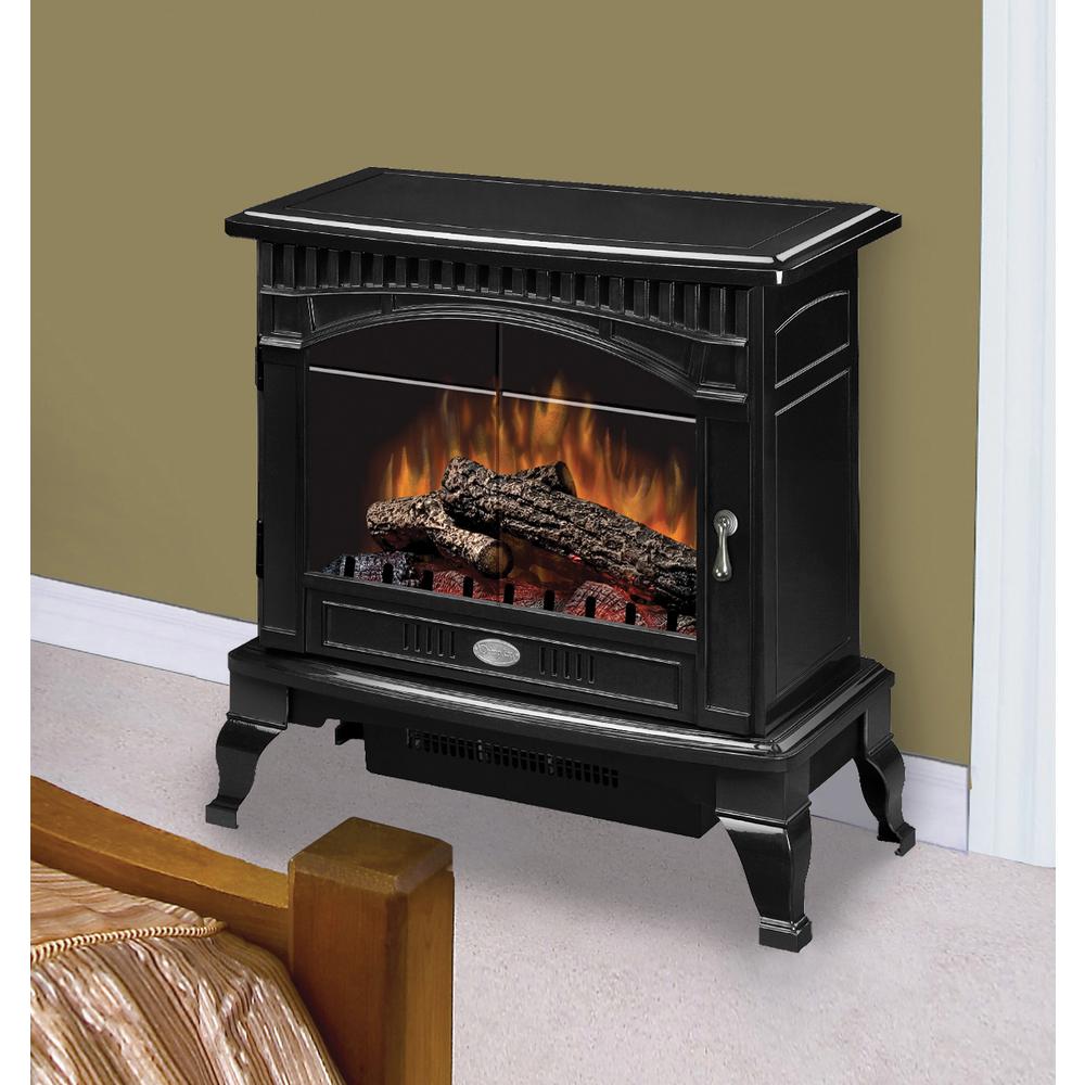 Dimplex Traditional 400 Sq Ft Electric Stove In Gloss Black