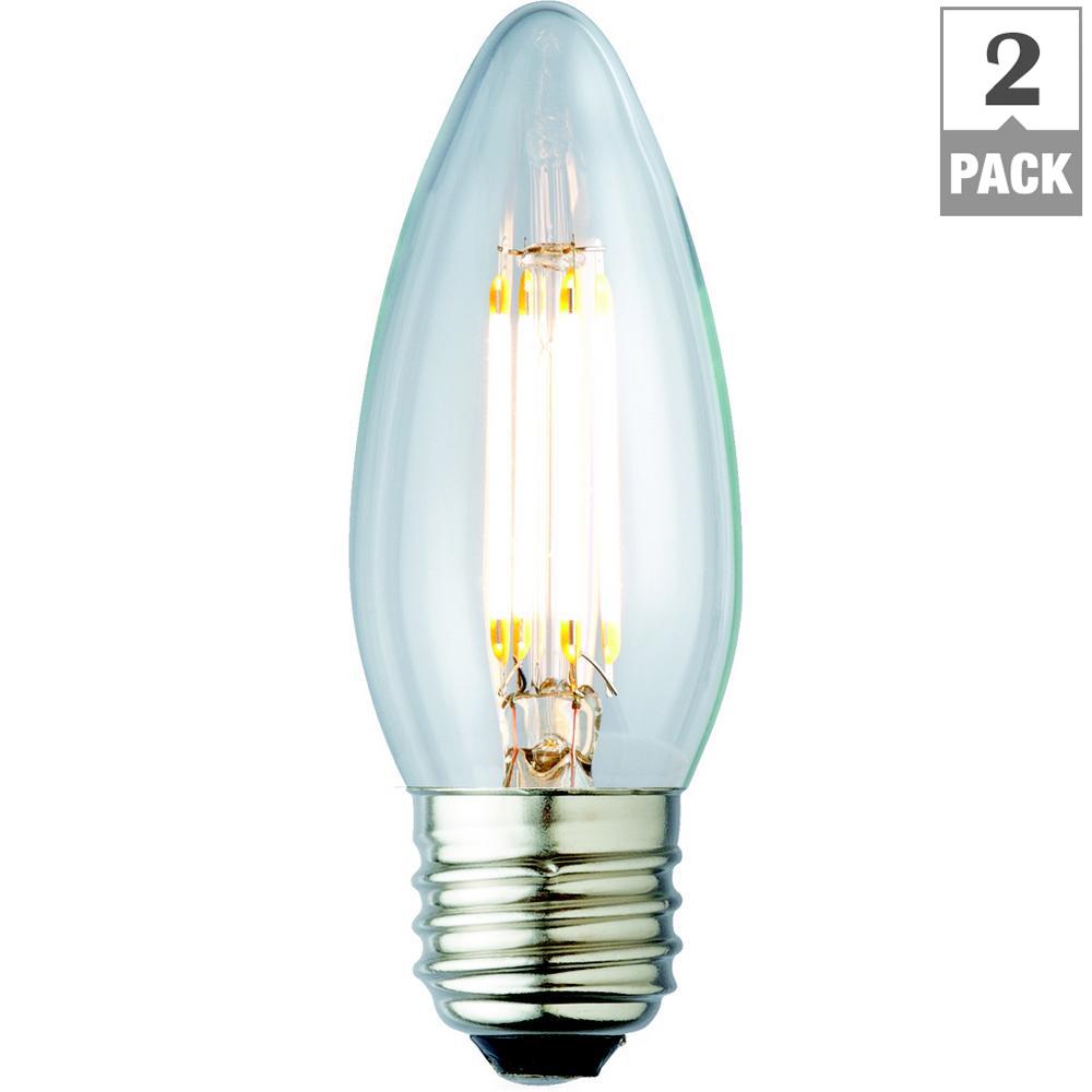 Philips 25-Watt Equivalent B11 Dimmable LED Light Bulb Soft White ... Philips 25-Watt Equivalent B11 Dimmable LED Light Bulb Soft White ...