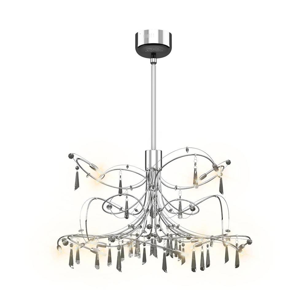 Artika Constellation 24 Watt Chrome Integrated Led Chandelier