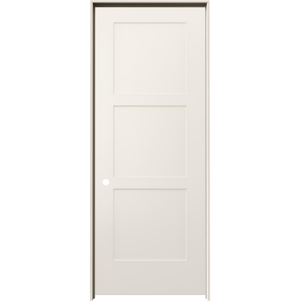 Jeld Wen 30 In X 80 In Birkdale Primed Right Hand Smooth Hollow Core Molded Composite Single Prehung Interior Door