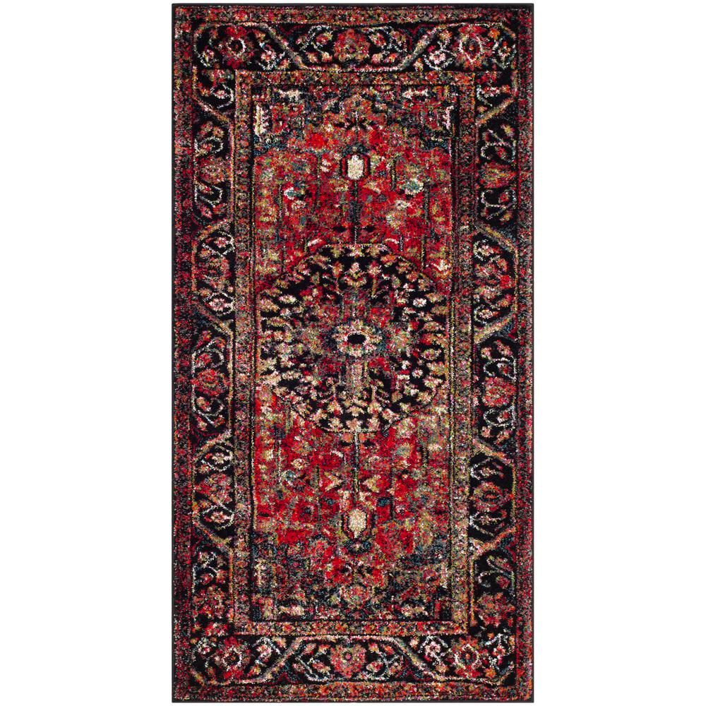 Safavieh Vintage Hamadan Red Multi 3 Ft X 5 Area Rug Vth215a Safavieh Vintage Hamadan Red Multi 3 Ft X 5 Area Rug