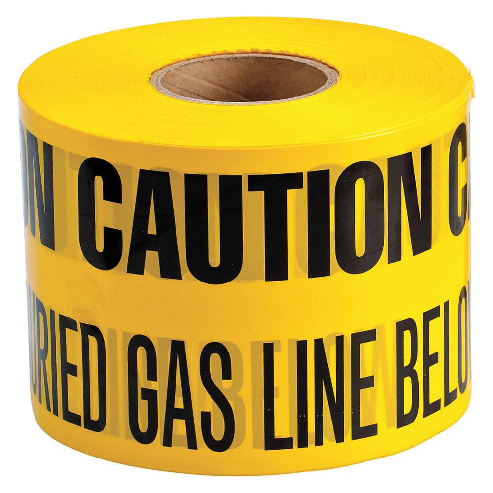 HOMEFLEX 3 in. 250 ft. Direct Burial Gas Caution Tape18CT250 The Home Depot