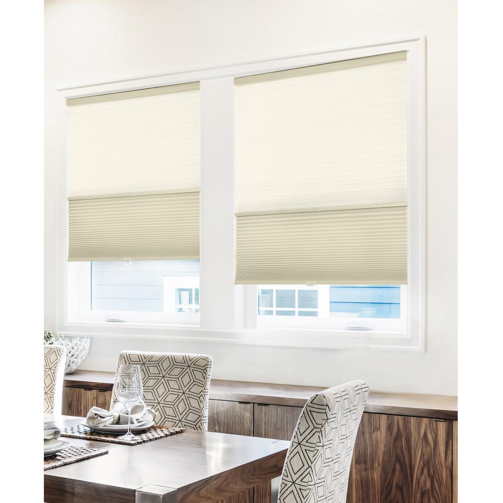 White Dove New Age Blinds Light Filtering Inside Frame Mount Cordless Cellular Shade 26-3//4 x 48-Inch