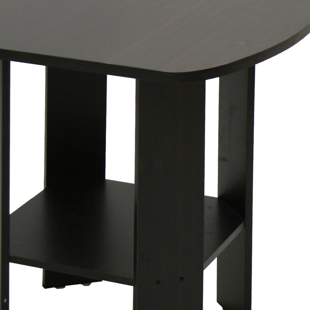 Furinno Simple Design Espresso End Table 11180EX The Home Depot