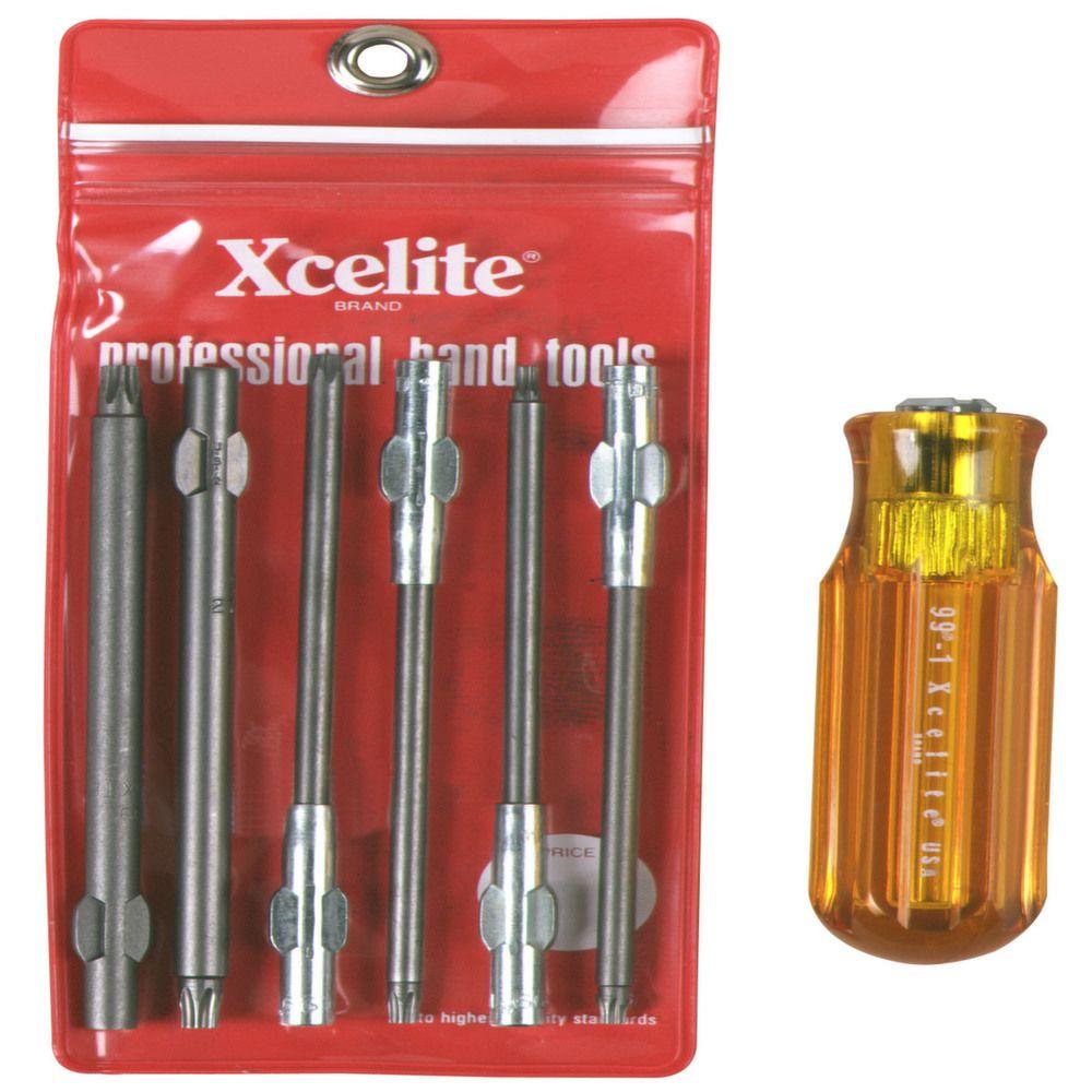 Xcelite Torx Screwdriver Blade Kit (7Piece)99XTD7 The Home Depot