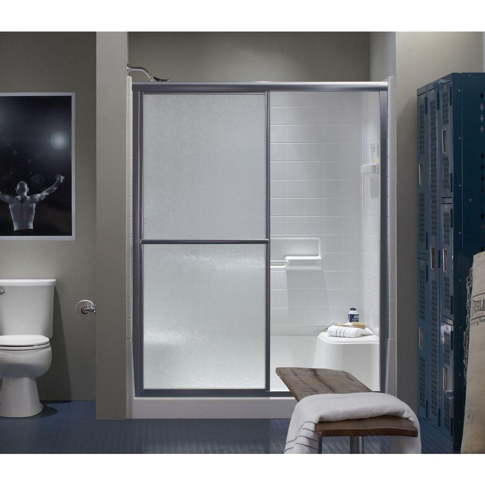 Sterling Deluxe 59 3 8 In X 69 15 16 In Framed Sliding Shower