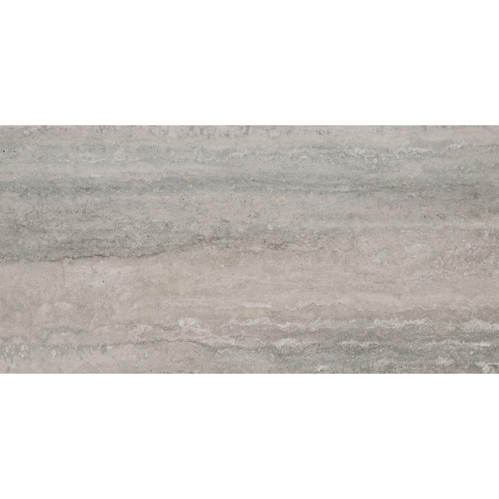 MSI Trevi Gray 16 in. x 32 in. Glazed Porcelain Floor and Wall Tile (10 ...