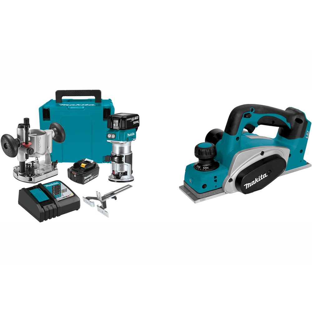 Makita XPK01Z 18V LXT Lithium-Ion Cordless 3-1//4-Inch Planer