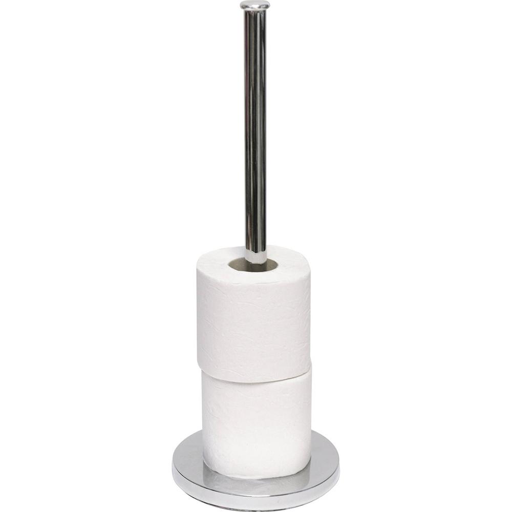 white toilet roll holder stand