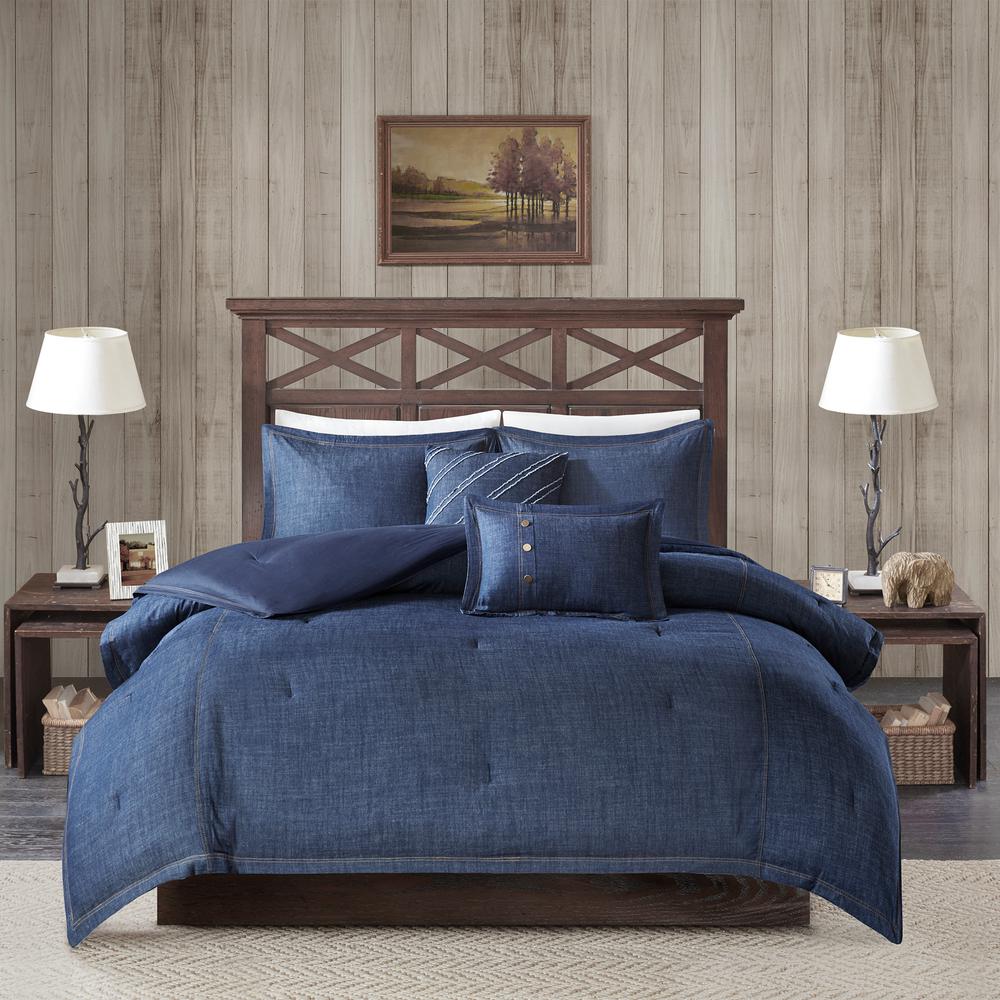 Woolrich Perry 4 Piece Blue Twin Twin Xl Comforter Set Wr10 2191