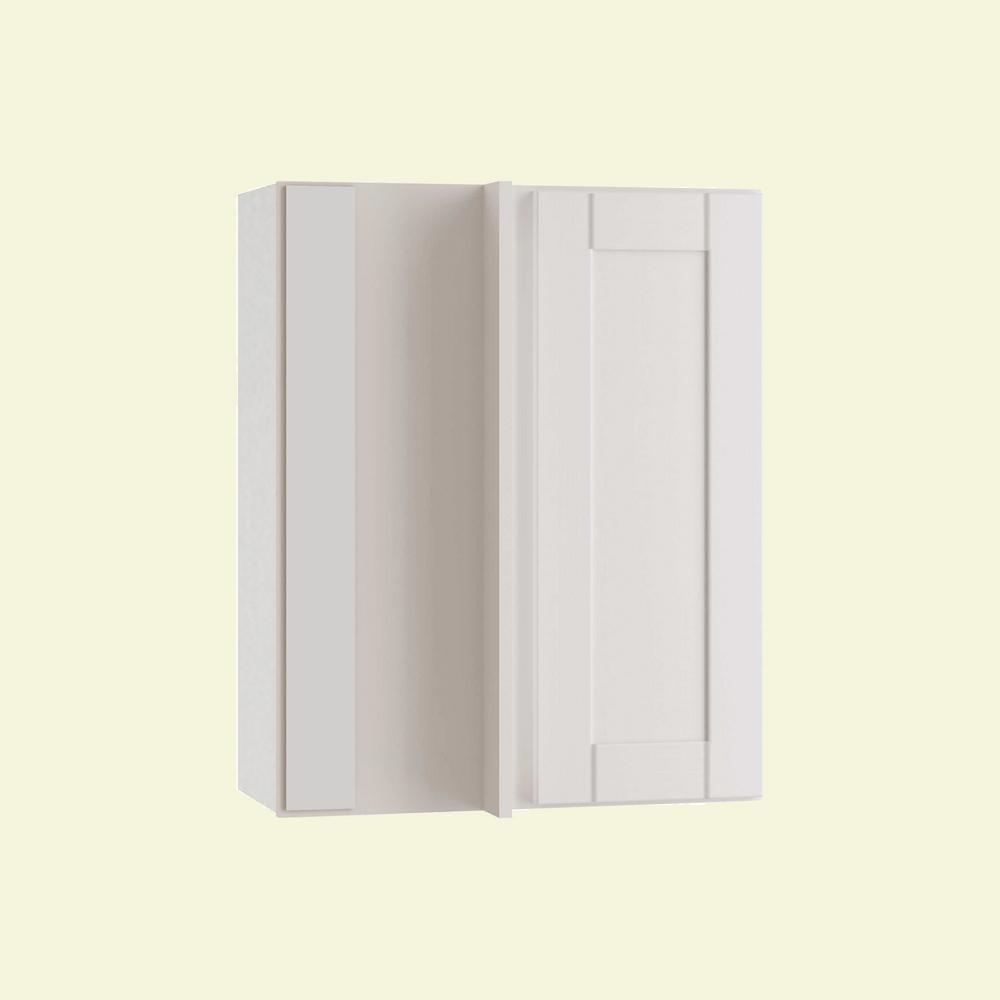 ALL WOOD CABINETRY LLC Express Assembled 27 in. x 30 in. x 12 in. Blind Wall Corner Cabinet in Vesper White was $221.04 now $153.62 (31.0% off)