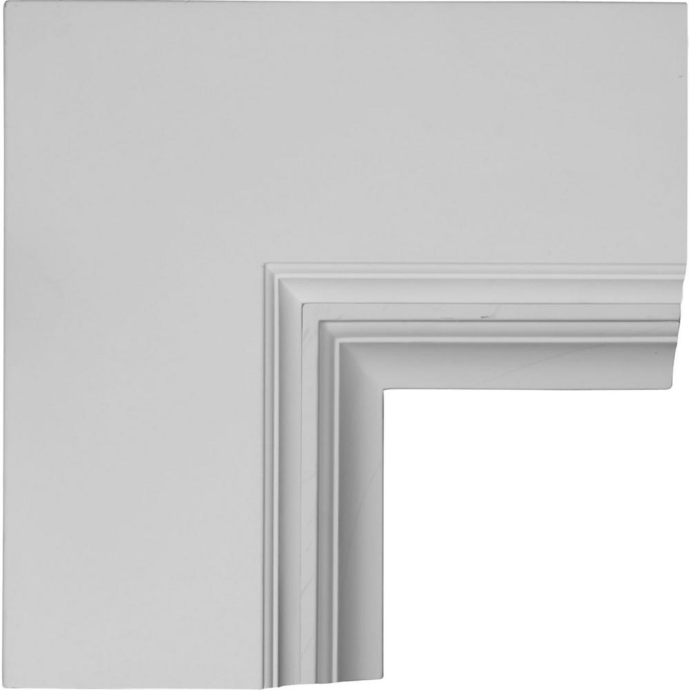 Ekena Millwork 14 in. Perimeter Inside Corner for 8 in. Deluxe Coffered ...