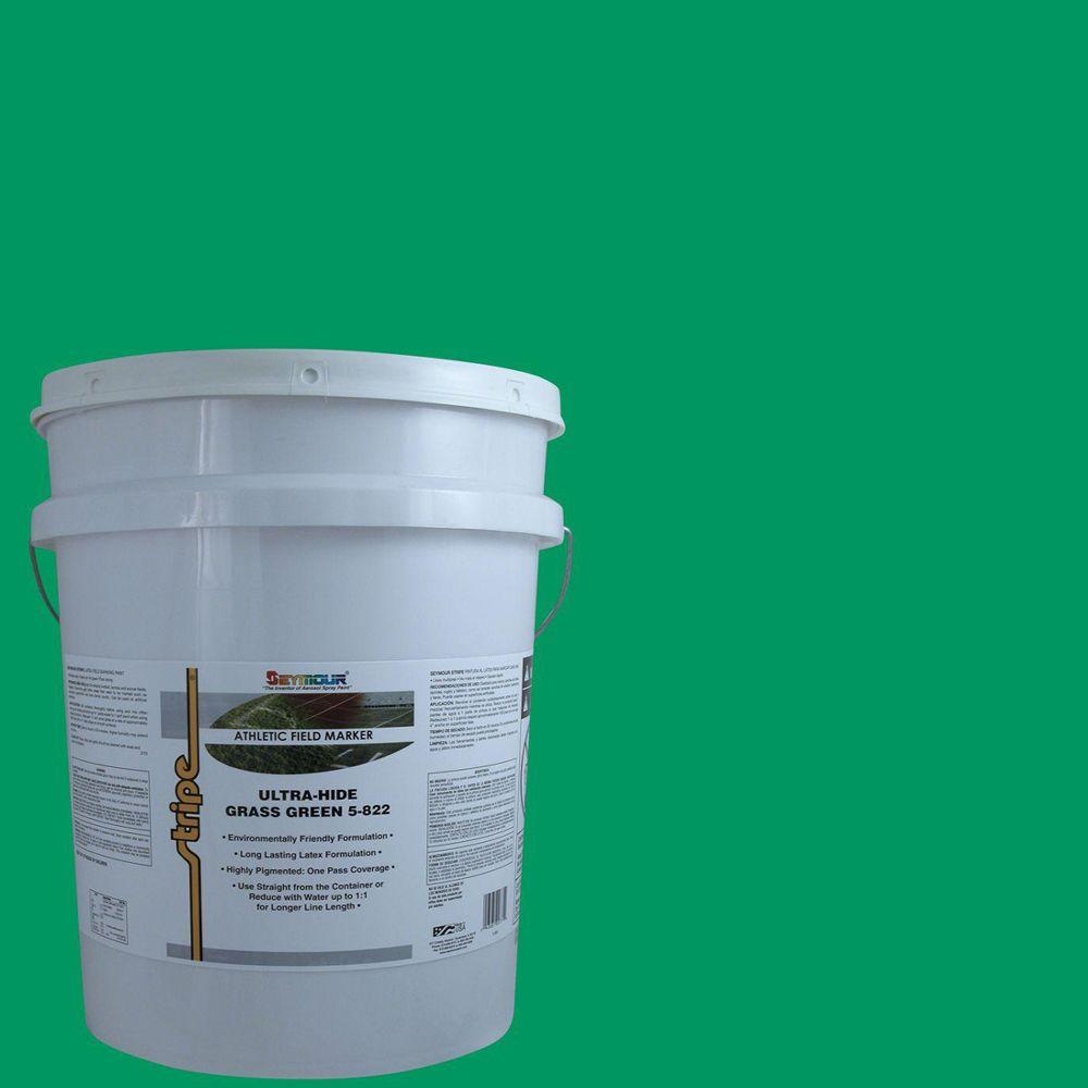 SEYMOUR 5 gal. Green Athletic Field Marking Paint Pail0000050822 The