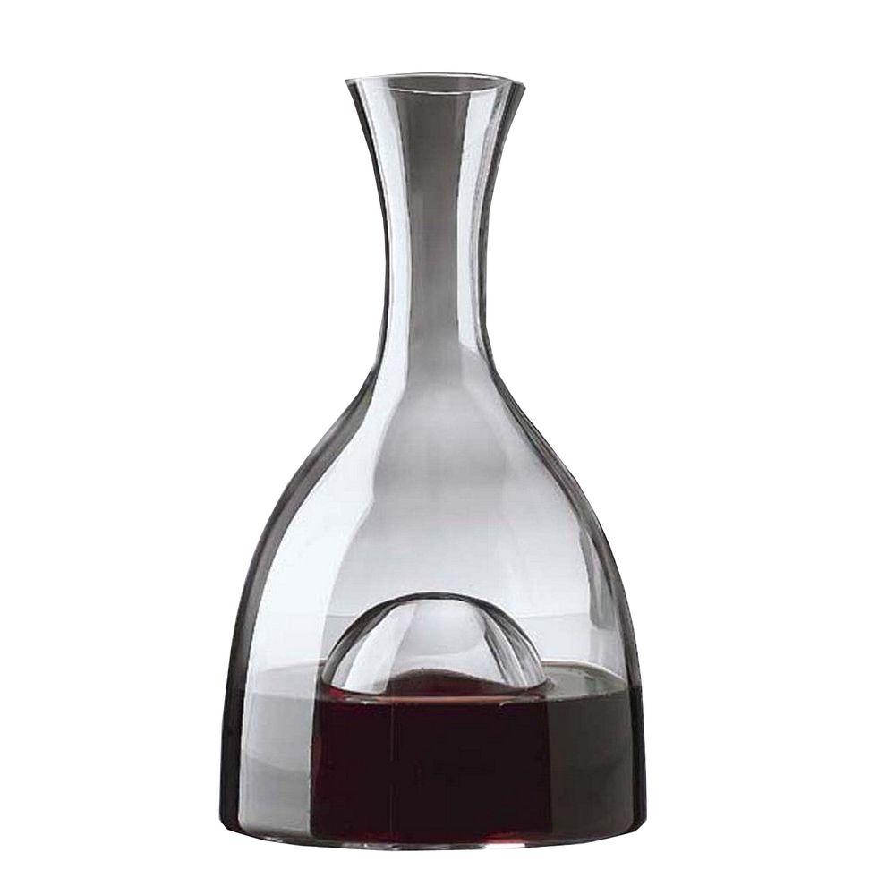 Wine Enthusiast Etched Globe Spirits Decanter Glass Decanter Stopper New Item