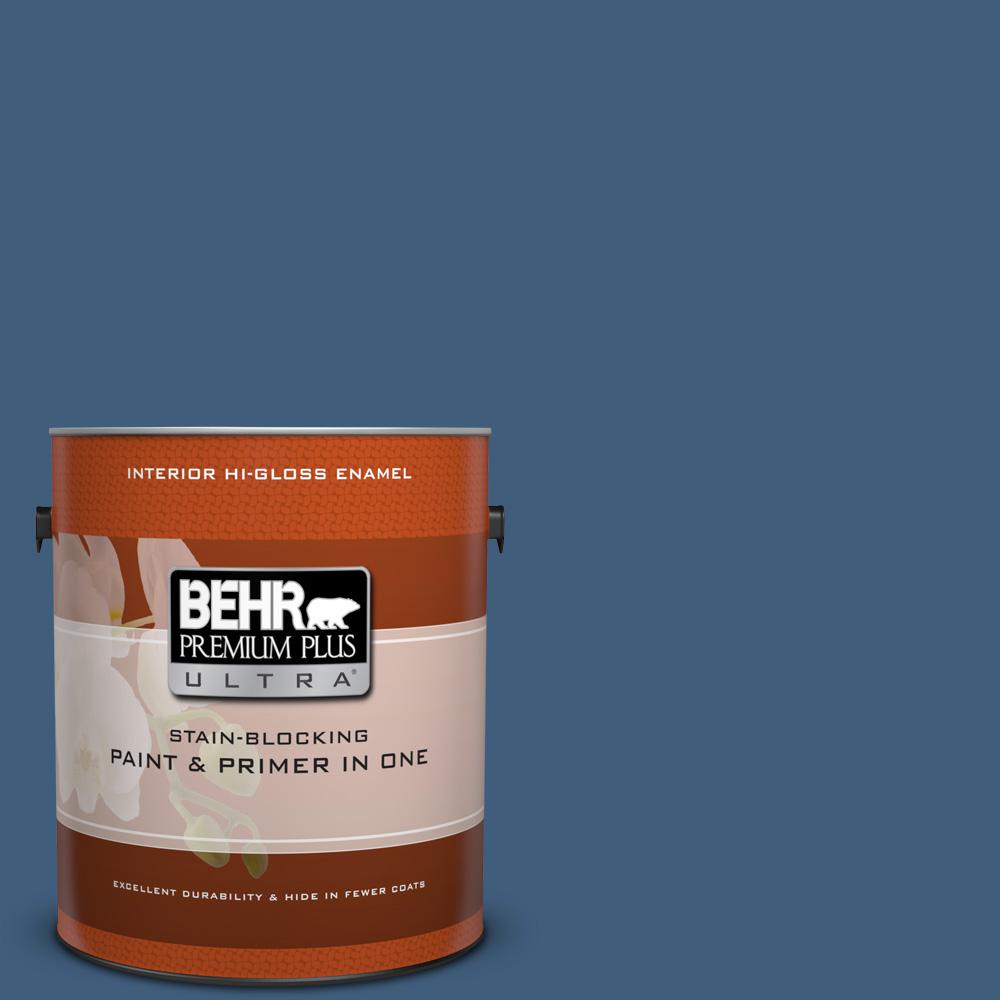 BEHR Premium Plus Ultra 1 gal. M5106 Tidal HiGloss Enamel Interior