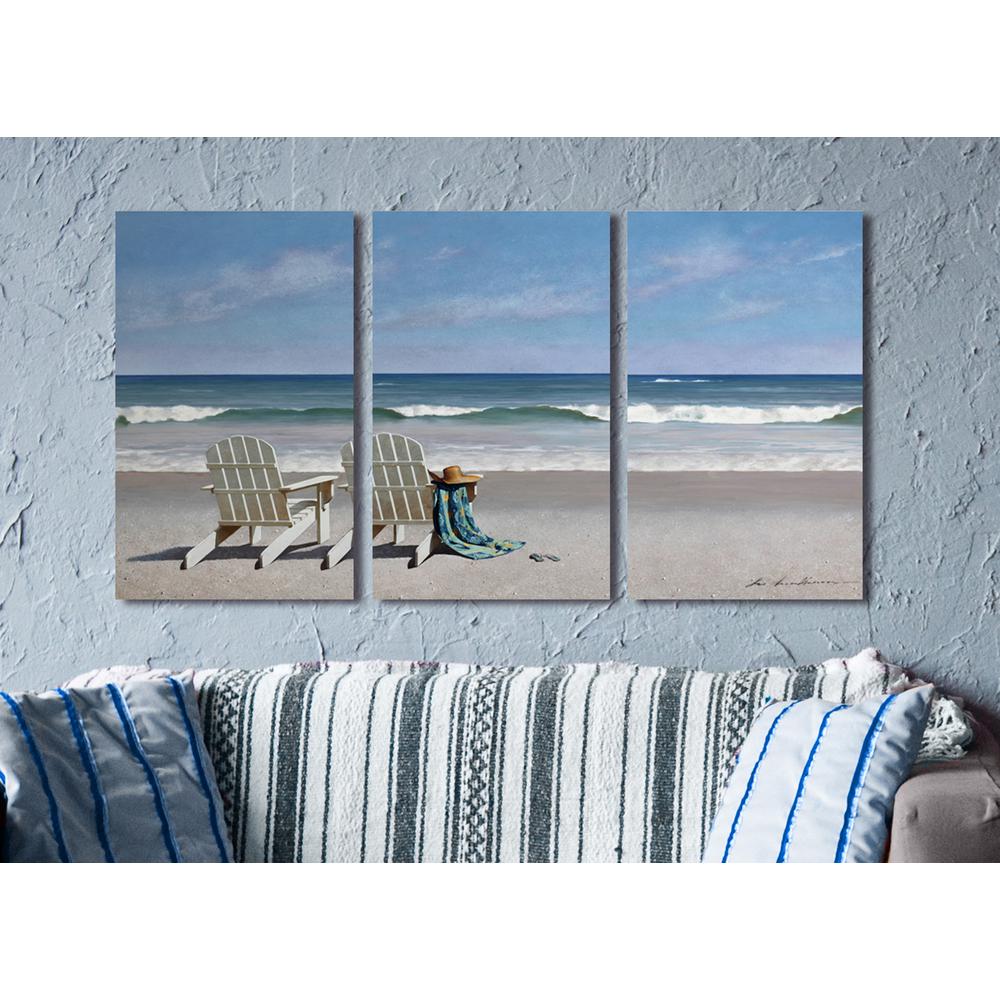 The Stupell Home Decor Collection 16 X 24 Two White Adirondack