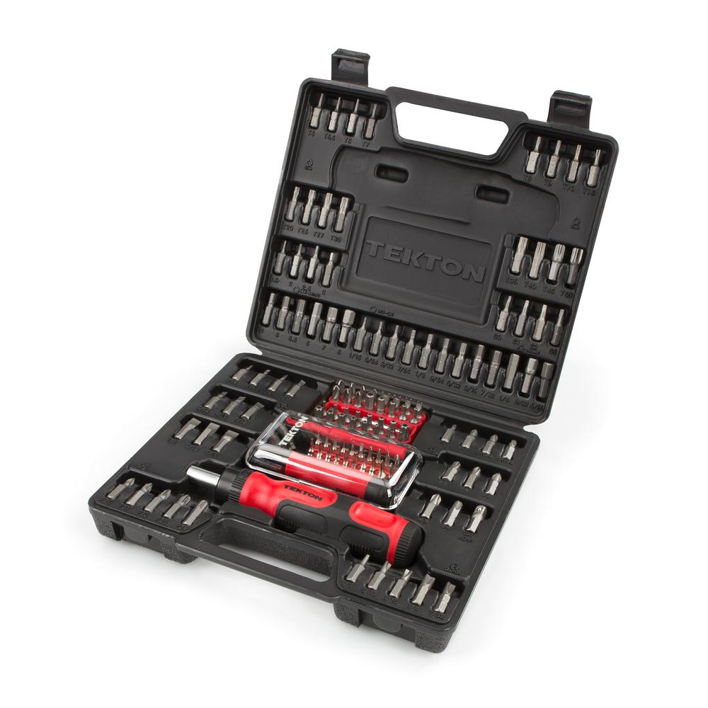 TEKTON Everybit Ratchet Screwdriver And Bit Set (135-Piece)-2841 - The ...