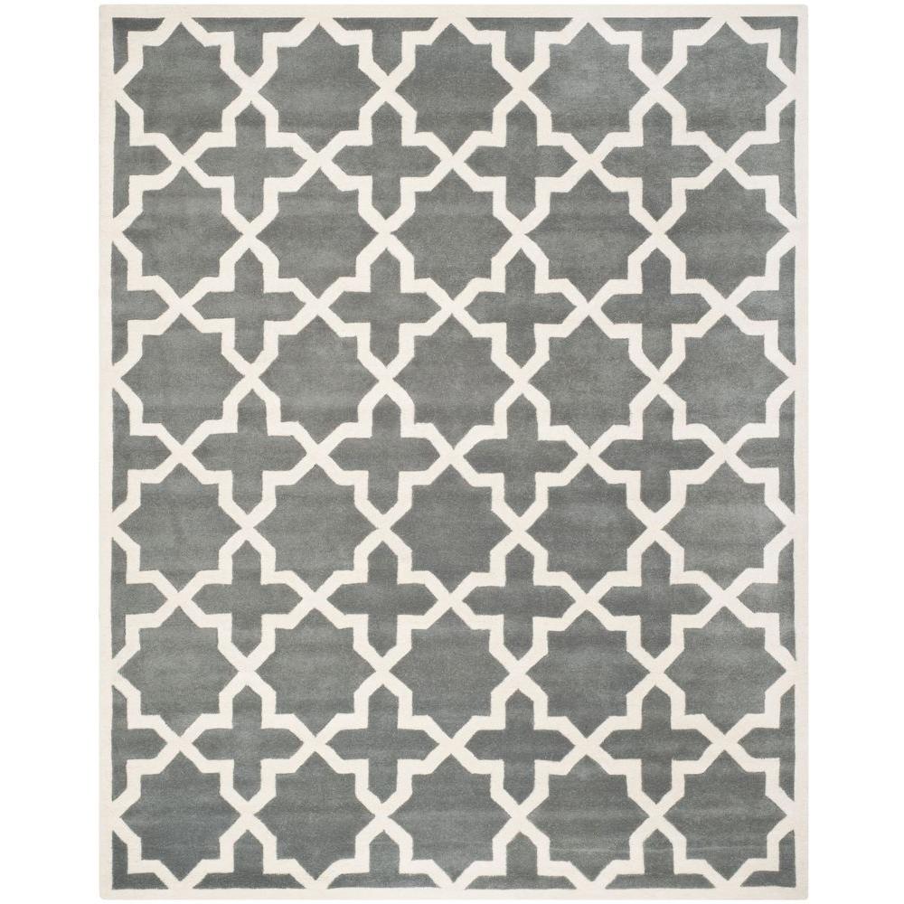 nuLOOM Kierra Grey 10 ft. x 14 ft. Area RugMTSF01C10014 The Home Depot