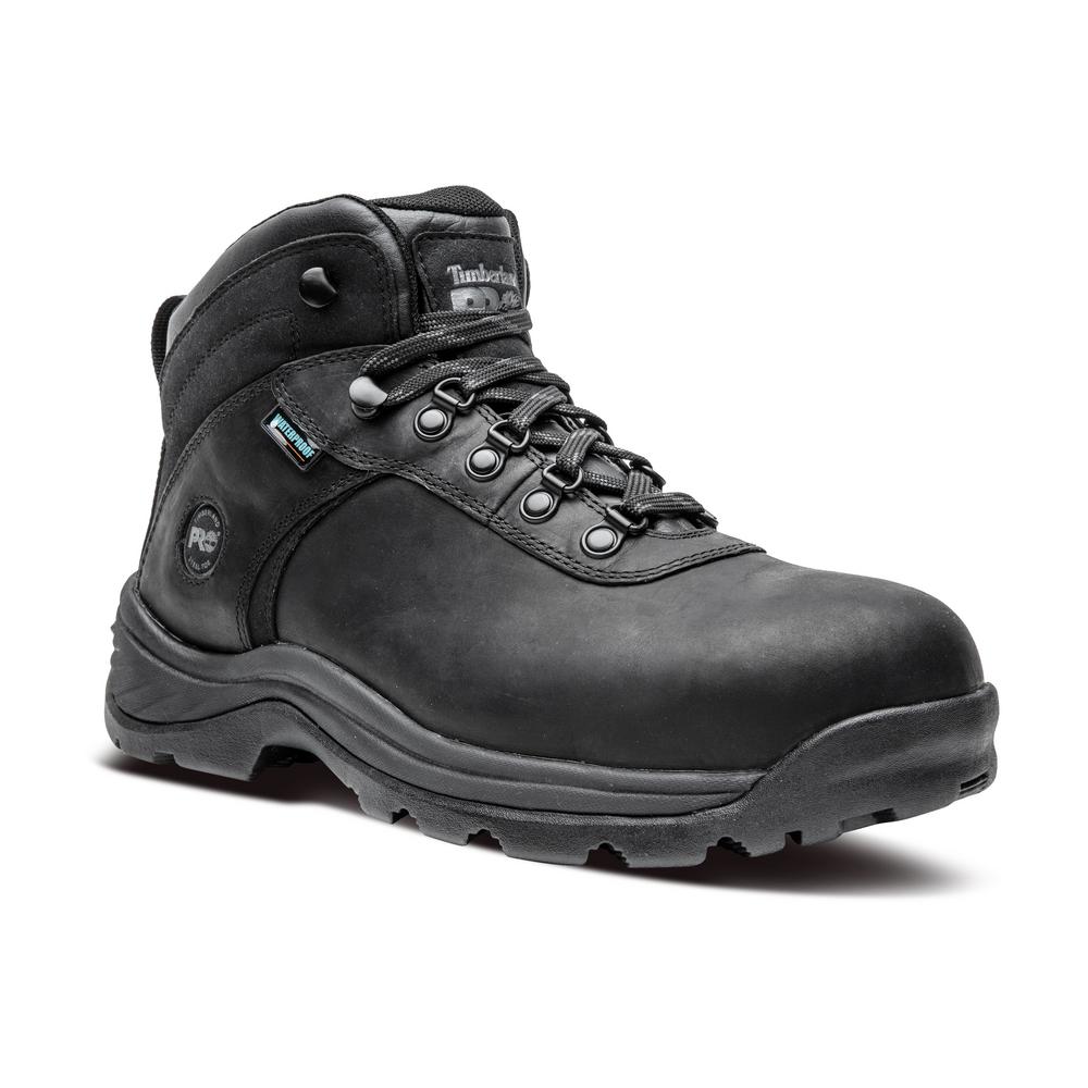 timberland pro men's flume mid waterproof steel toe work boots